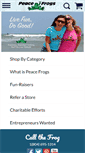 Mobile Screenshot of peacefrogs.com